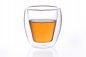 Preview: Classic "Melina Akashi" tea glass set, Set of 2, 200 ml, crystal clear, double-walled